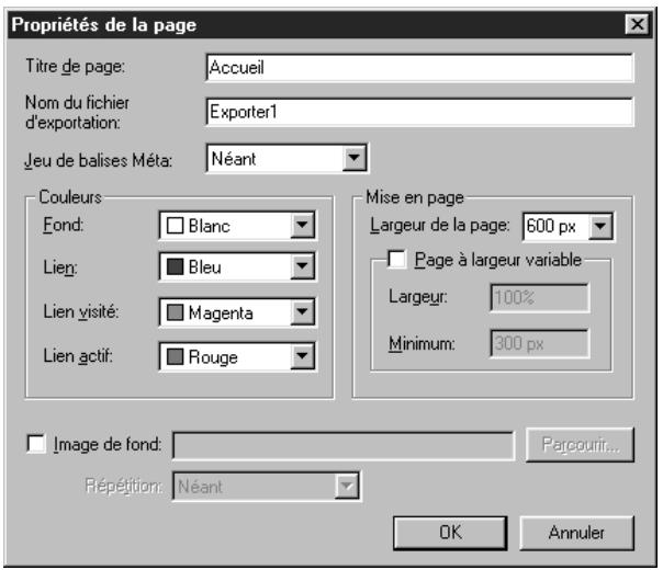 QUARK XPRESS 5 - Définition D'UN JEU DE BALISES MÉTA POURUNE PAGE WEB - 1
