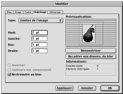 QUARK XPRESS 5 - HABILLAGE DE BLOCSD'IMAGE PAR LE TEXTE - 2