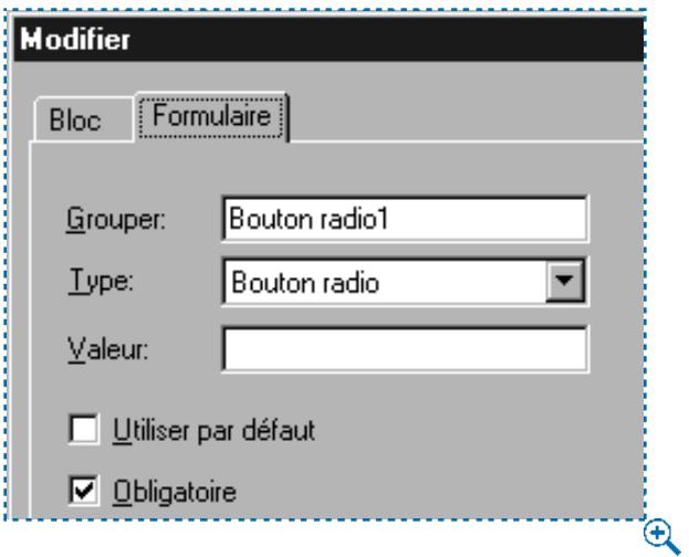QUARK XPRESS 5 - CREATION D'UN GROUPE DE CONTROLES DE TYPE BOUTON RADIO W - 2