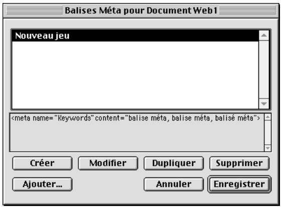 QUARK XPRESS 5 - SUPPRESSION D'UN JEU DE BALISES MÉTA W - 1
