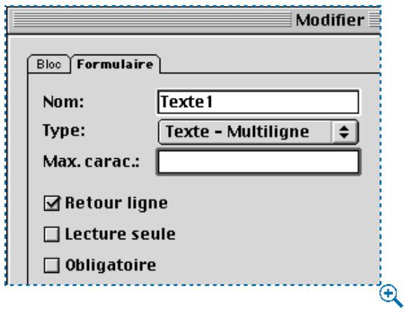 QUARK XPRESS 5 - CRÉATION D'UN CONTROLE DE TYPE TEXTE, MOT DE PASSE OU CHAMP MASQUÉ W - 3