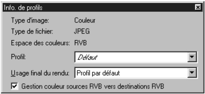 QUARK XPRESS 5 - MODIFICATION DES INFORMATIONS DE PROFIL DES IMAGES - 1
