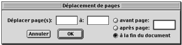 QUARK XPRESS 5 - Choisissez Page Déplacer. - 1