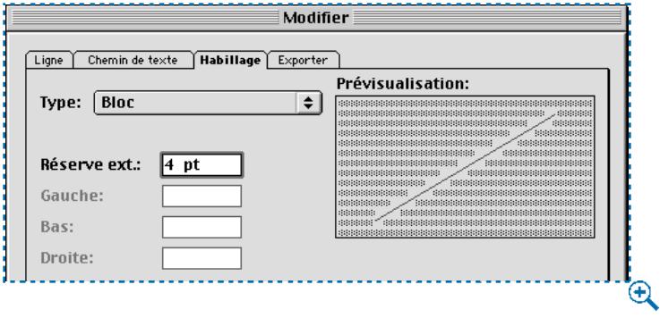 QUARK XPRESS 5 - HABILLAGE PAR LE TEXT DE LIGNES ET DE CHEMINS DE TEXT - 1