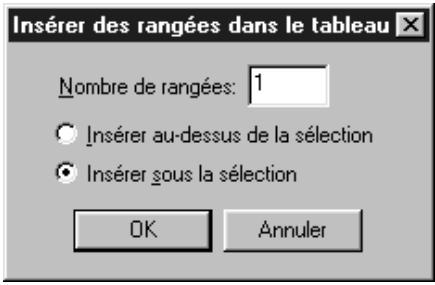 QUARK XPRESS 5 - INSERTION DE COLONNES ET DE RANGÉES - 1