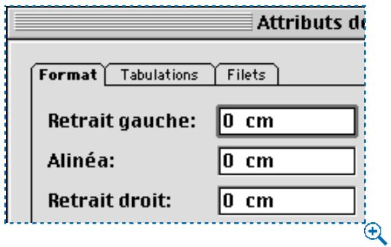 QUARK XPRESS 5 - SPÉCIFICATION DES INDENTATIONS - 2