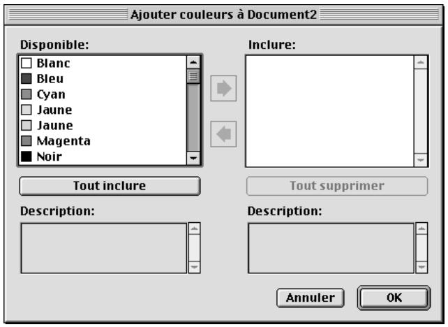 QUARK XPRESS 5 - IMPORTATION DE COULEURS À PARTIR D'UN AUTRE DOCUMENT - 1
