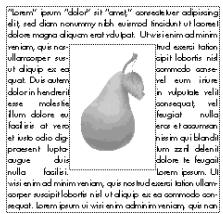 QUARK XPRESS 5 - HABILLAGE PAR LE TEXTE DE TOUS LES CÔTÉS D'UN ÉLÉMENT - 2