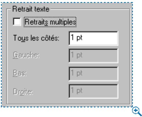 QUARK XPRESS 5 - SPÉCIFICATION DU RETRAIT DU TEXTE - 1