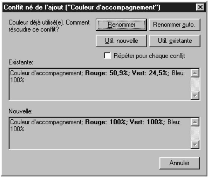 QUARK XPRESS 5 - IMPORTATION DE COULEURS À PARTIR D'UN AUTRE DOCUMENT - 4