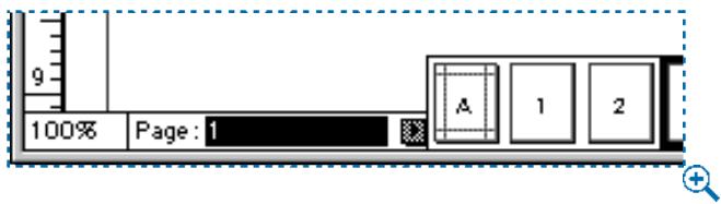 QUARK XPRESS 5 - UTILISATION DU MENU LOCAL ALLER À LA PAGE - 1
