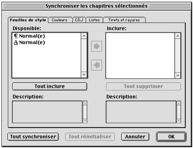 QUARK XPRESS 5 - SYNCHRONISATION DES ATTRIBUTS - 1