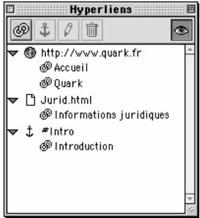 QUARK XPRESS 5 - MODIFICATION DE LA DESTINATION D'UN HYPERLIEN - 1