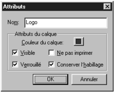 QUARK XPRESS 5 - VERROUILLAGE DES ÉLÉMENTS D'UN CALQUE - 2