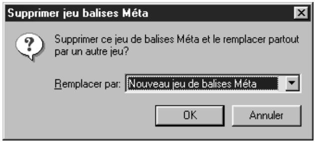 QUARK XPRESS 5 - SUPPRESSION D'UN JEU DE BALISES MÉTA W - 2
