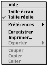 QUARK XPRESS 5 - MENUS CONTEXTUELS - 1