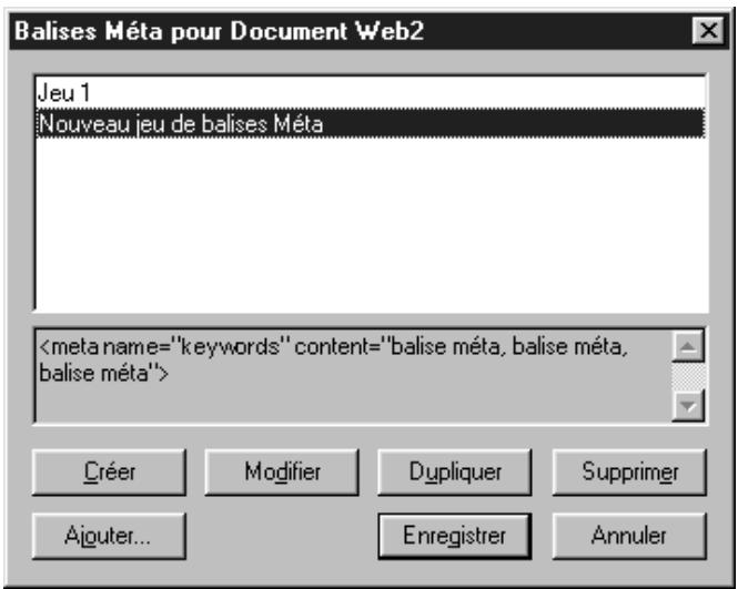 QUARK XPRESS 5 - AJOUT D'UN JEU DE BALISES MÉTA W - 1