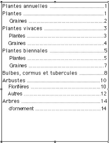 QUARK XPRESS 5 - TRANSPOSITION D'UNE LISTE DANS UN BLOC DETEXTE - 4