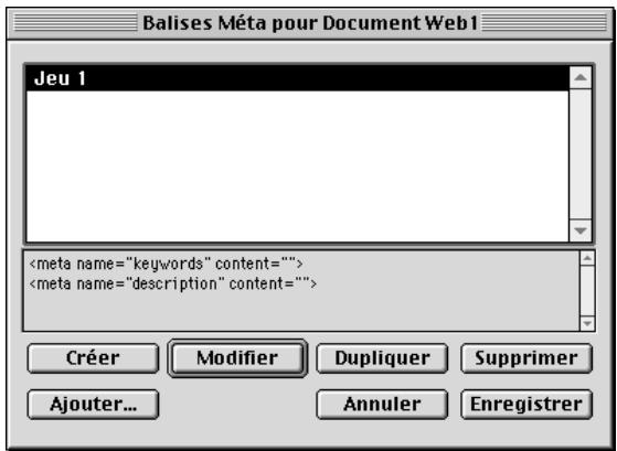 QUARK XPRESS 5 - CREATION D'UN JEU DE BALISES MÉTA W - 2