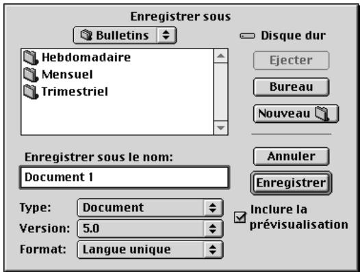 QUARK XPRESS 5 - BOITES DE DIALOGUE DE NAVIGATION - 1