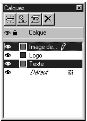 QUARK XPRESS 5 - SELECTION DES CALQUES - 2