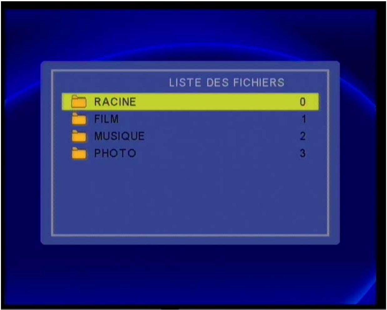 CIBOX MZ TV - 6.4) FONCTION FILE - 1