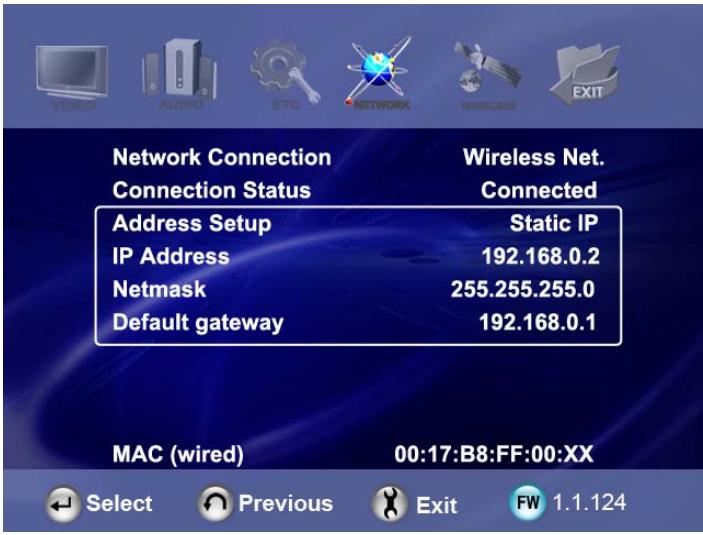 CIBOX WIRELESS CINE BOX PREMIUM - Configuration de l'adresse IP : réseau Ethernet utilisant une connexion directe - 4