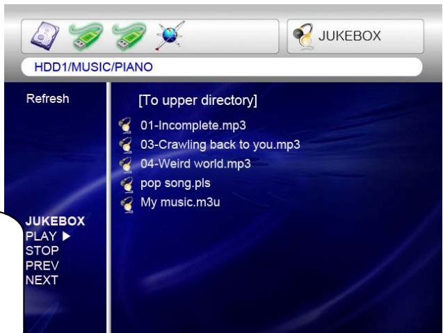 CIBOX WIRELESS CINE BOX PREMIUM - Changement de mode de lecture de la musique - 1