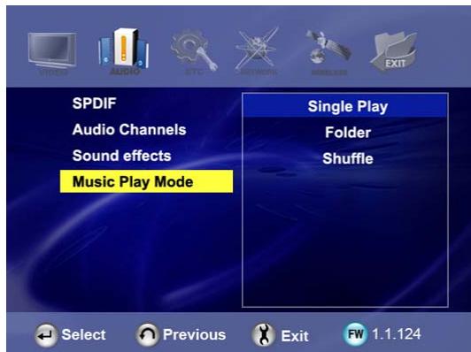 CINEBOX WIRELESS CINE BOX ULTRA - - Music Play Mode (mode de lecture de la musique) - 4