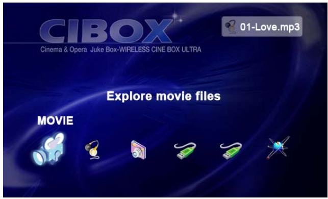 CINEBOX WIRELESS CINE BOX ULTRA - Utilisation de la connexion USB. - 1