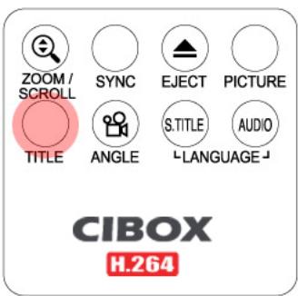 CINEBOX WIRELESS CINE BOX ULTRA - Retour à l'écran du menu du DVD - 1