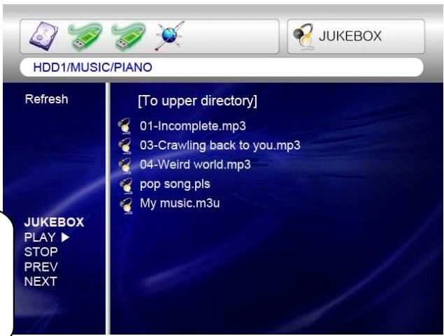 CINEBOX WIRELESS CINE BOX ULTRA - Changement de mode de lecture de la musique - 2