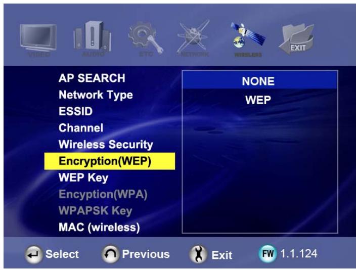 CINEBOX WIRELESS CINE BOX ULTRA - Encryption (WEP) - 1