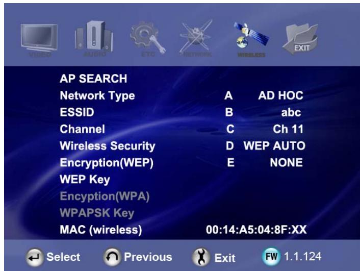 CINEBOX WIRELESS CINE BOX ULTRA - Enregistrez les paramètres et revenez au menu principal. - 26