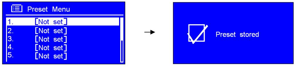 SCANSONIC IN200 - Présélection d'une station - 1