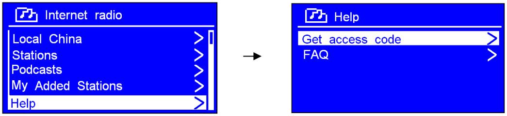 SCANSONIC IN200 - Affichage du code d'accès et des réponses aux FAQ - 1