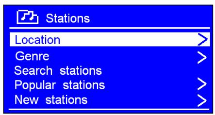 SCANSONIC IN200 - Choix d'une station - 3