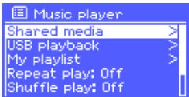 SCANSONIC R4 WEBRADIO - Mode lecteur de musique - 2