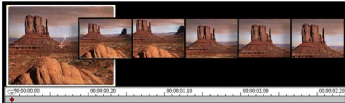 COREL VIDEOSTUDIO X4 PRO - Pour appliquer un effet de panoramique et de zoom à des photos - 2