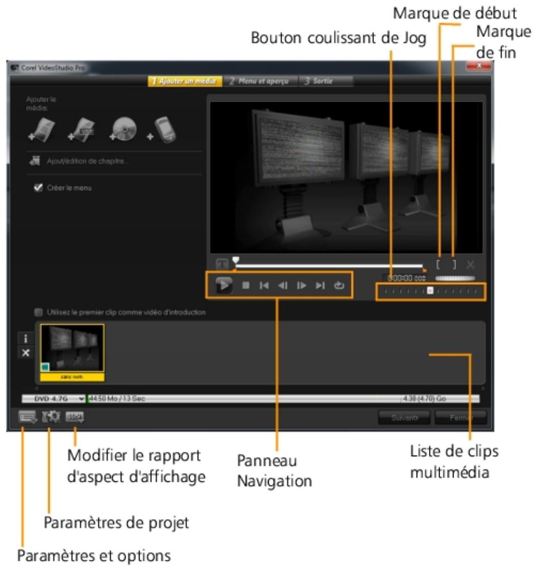 COREL VIDEOSTUDIO X4 PRO - Pour graver votre projet sur un disque - 1