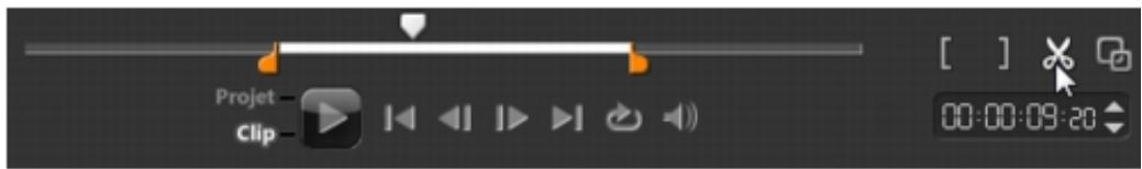 COREL VIDEOSTUDIO X4 PRO - Pour fractionner un clip en deux - 1