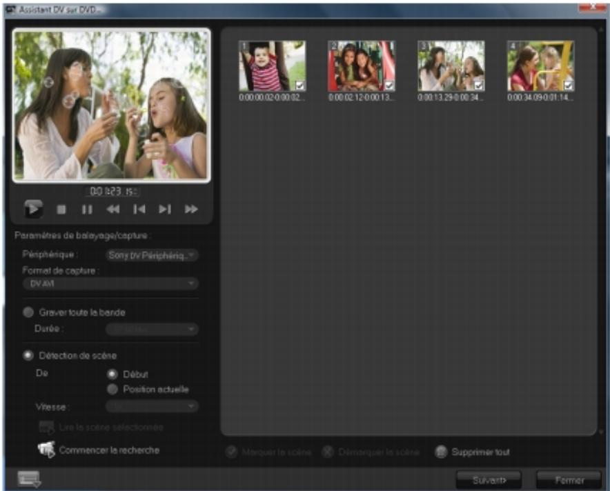 COREL VIDEOSTUDIO X4 PRO - Pour utiliser la détection de scène - 1