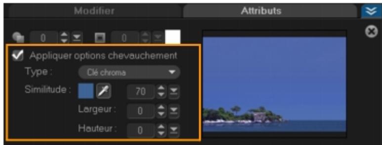 COREL VIDEOSTUDIO X4 PRO - Appliquer une clé chroma dans le clip d'incrustation - 1