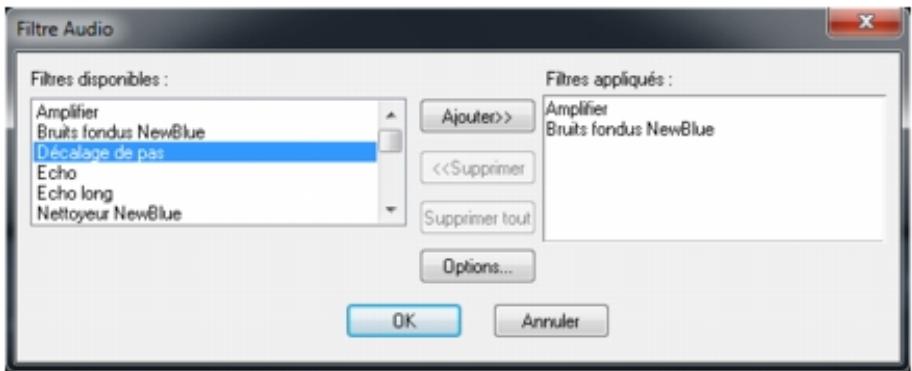 COREL VIDEOSTUDIO X4 PRO - Appliqueur des filtres audio - 1