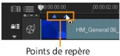 COREL VIDEOSTUDIO X4 PRO - Pour ajouter des points de repère dans votre projet - 2