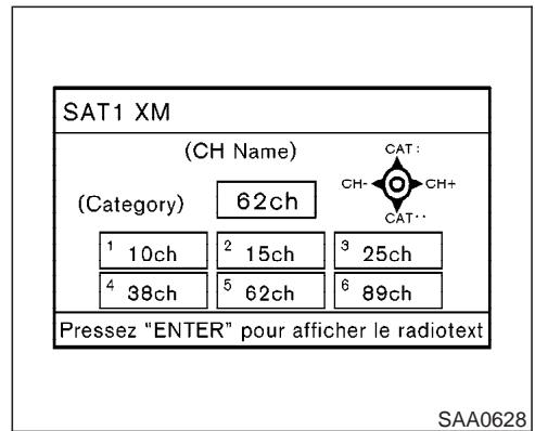 INFINITI M45 - Touche «FM AM»: - 2
