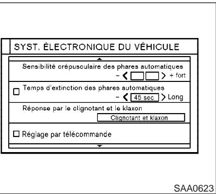 INFINITI M45 - Double affichage des commandes audio et climatisation - 2