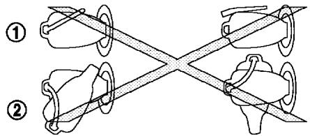 INFINITI M45 - POSITIONS DE LA CLÉ - 1