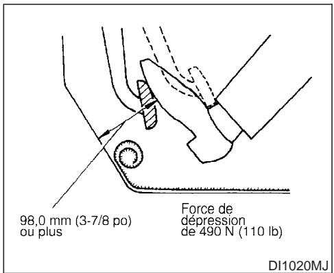 INFINITI M45 - VÉRIFICATION DU FREIN DE STATIONNEMENT - 1
