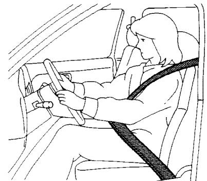 INFINITI M45 - PRECAUTIONS À PRENDRE AVEC LES CEINTURES DE SECURITÉ - 1